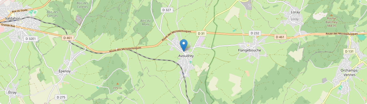 Avoudrey - Carte
