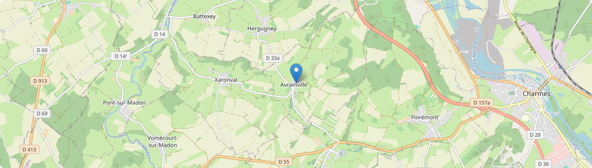 Avrainville - Carte