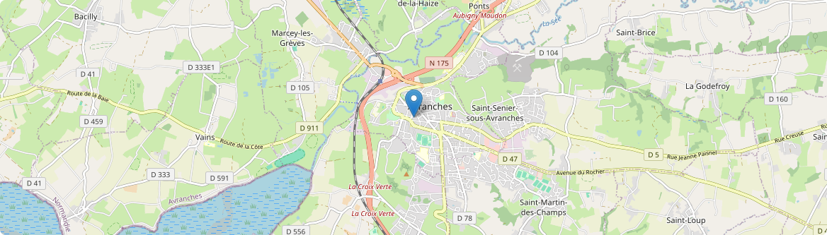 Avranches - Carte