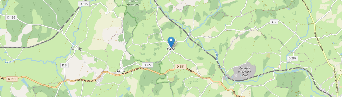 Avrée - Carte