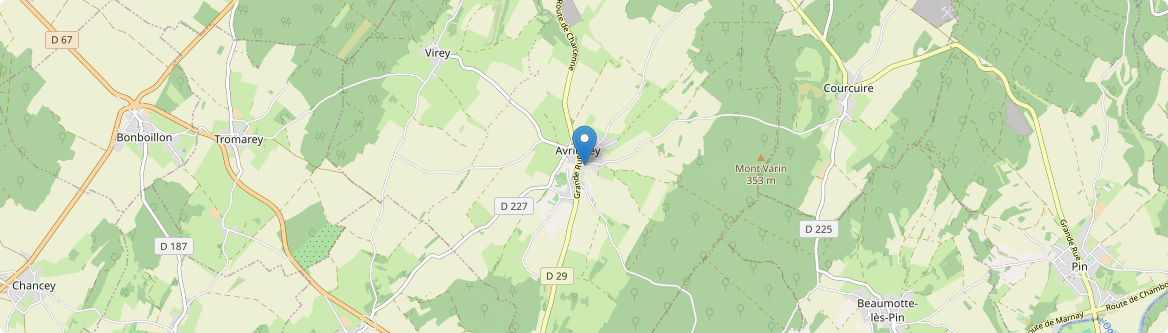 Avrigney-Virey - Carte