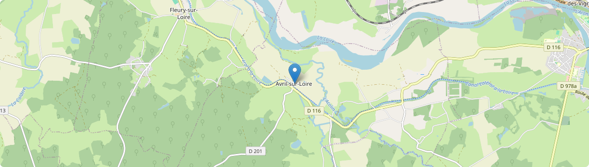Avril-sur-Loire - Carte