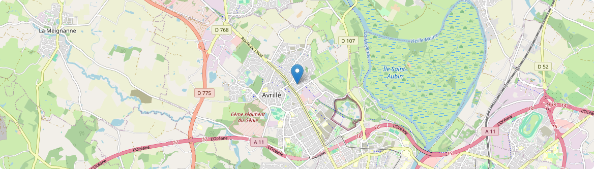 Avrillé - Carte