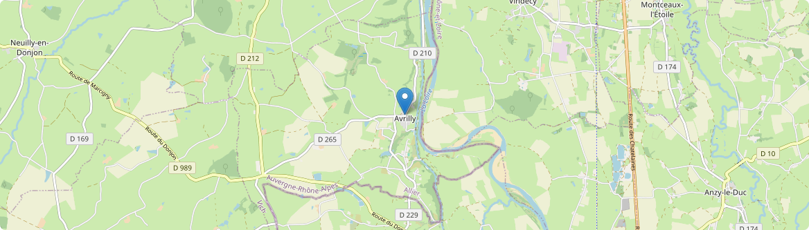 Avrilly - Carte