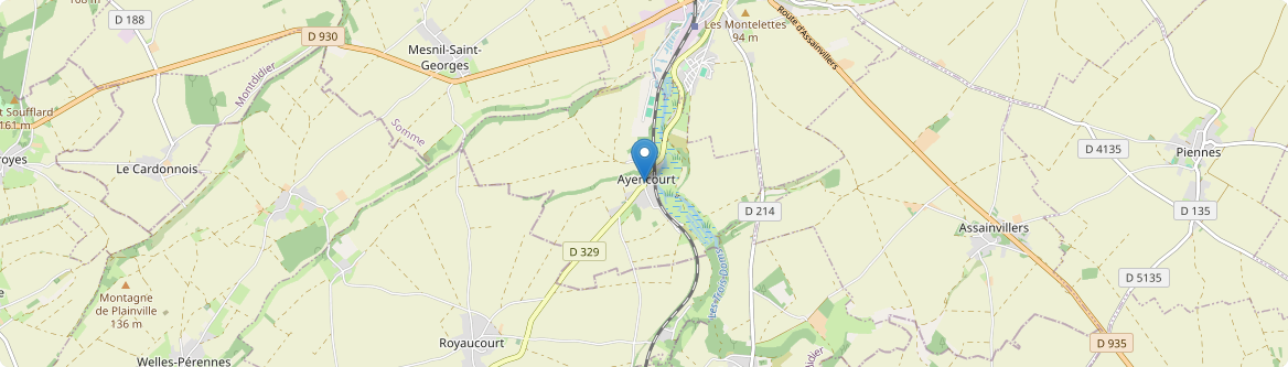 Ayencourt - Carte