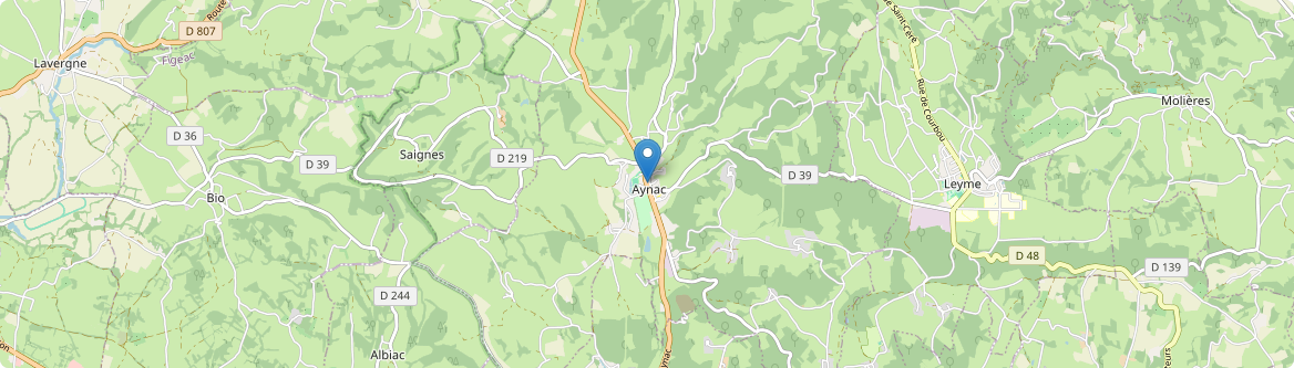 Aynac - Carte