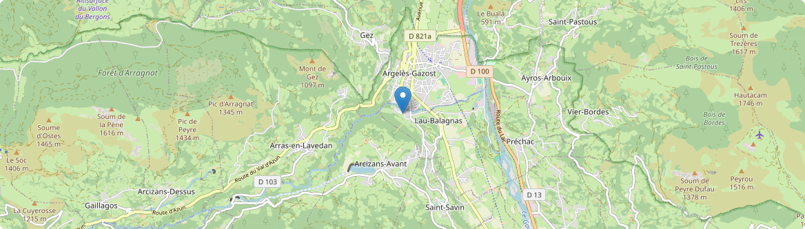 Ayros-Arbouix - Carte