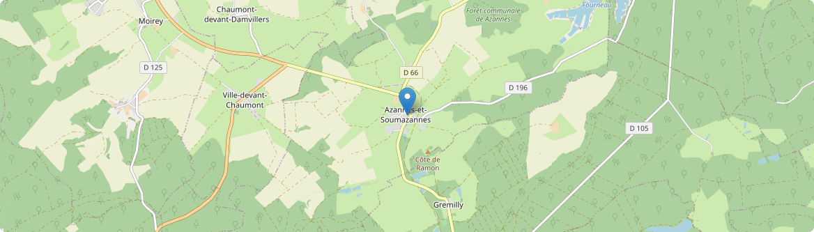 Azannes-et-Soumazannes - Carte