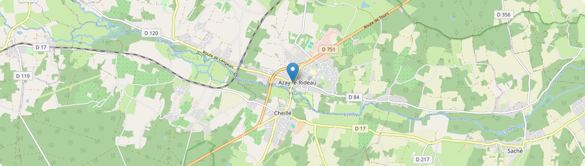 Azay-le-Rideau - Carte