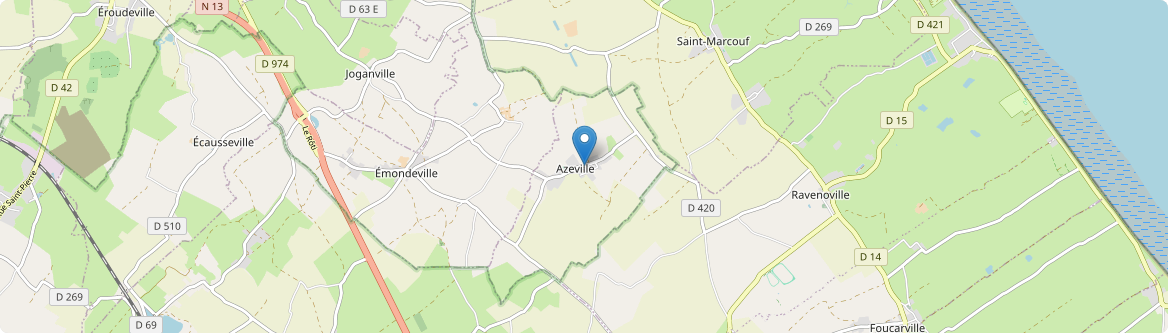 Azeville - Carte