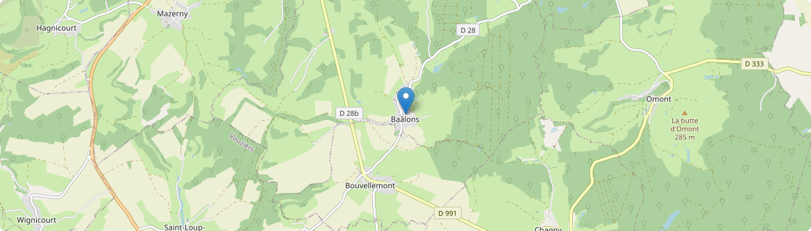Baâlons - Carte