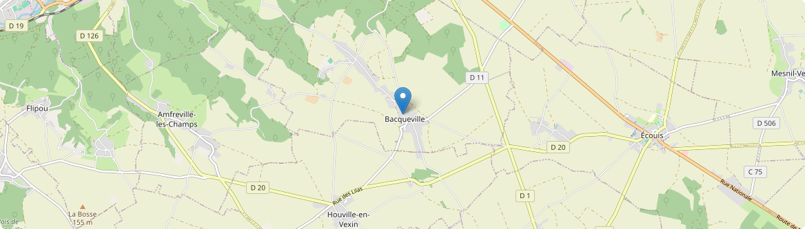 Bacqueville - Carte