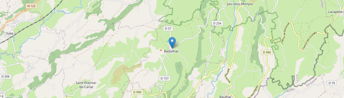 Badailhac - Carte