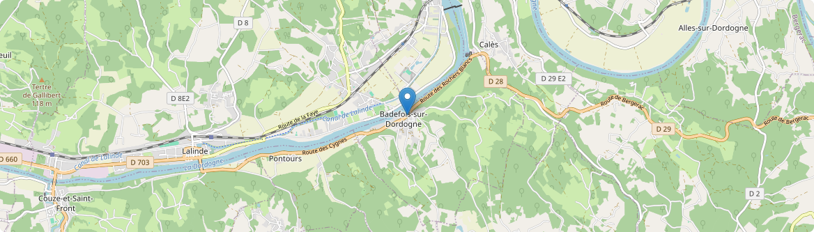 Badefols-sur-Dordogne - Carte