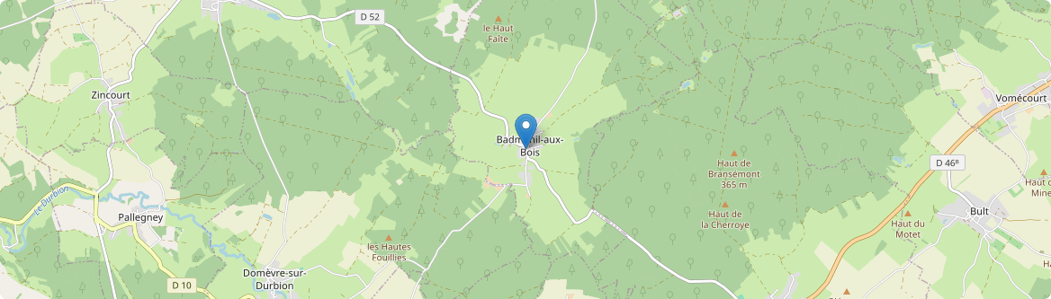 Badménil-aux-Bois - Carte
