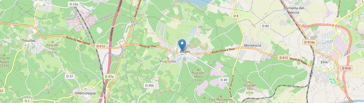 Bages - Carte