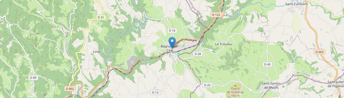 Bagnac-sur-Célé - Carte