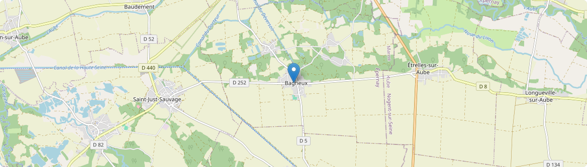 Bagneux - Carte