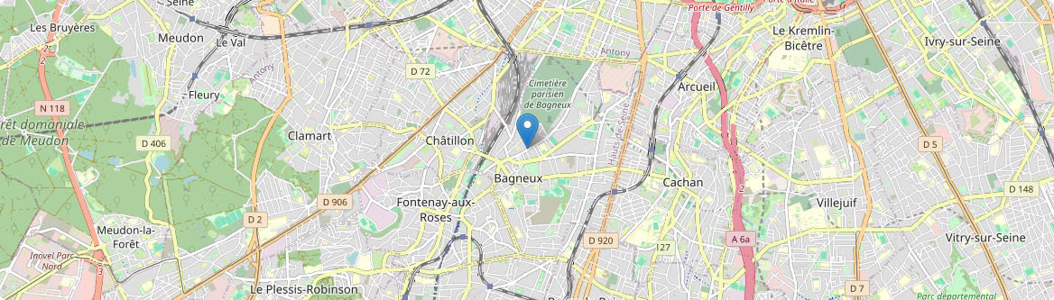 Bagneux - Carte