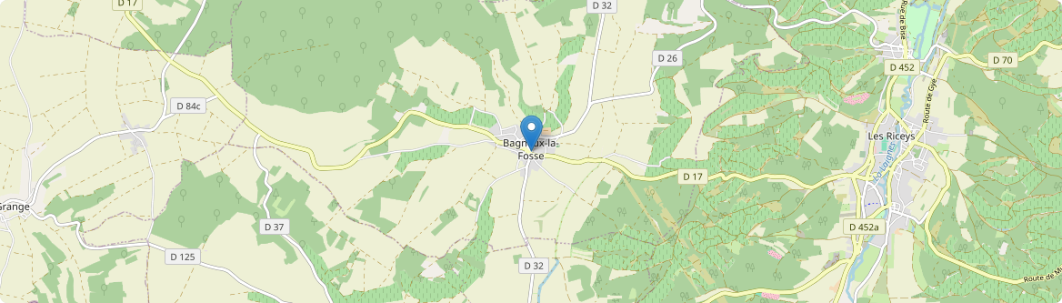 Bagneux-la-Fosse - Carte