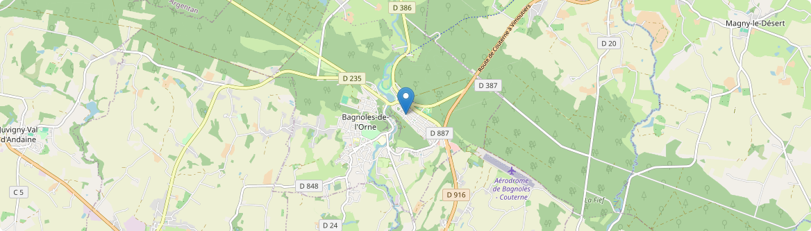 Bagnoles de l'Orne Normandie - Carte