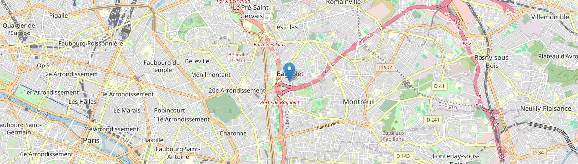 Bagnolet - Carte