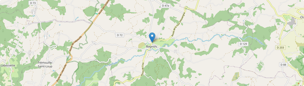 Bagnols - Carte