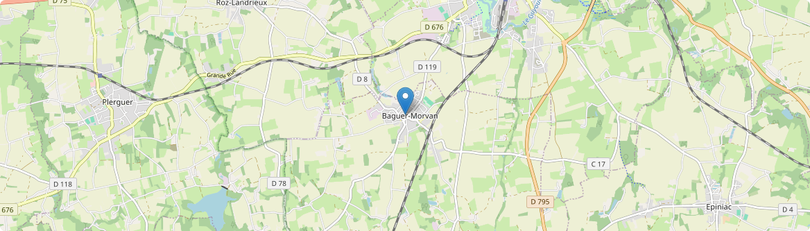 Baguer-Morvan - Carte