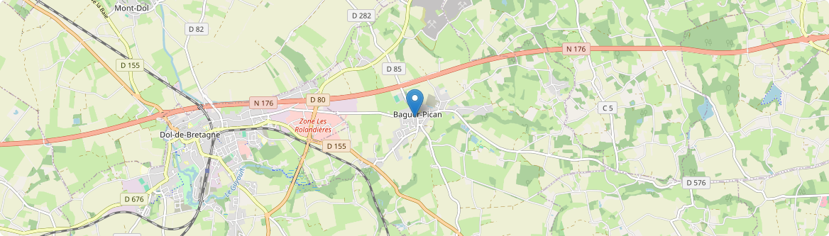 Baguer-Pican - Carte