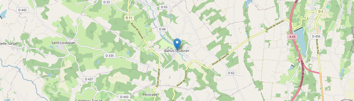 Bahus-Soubiran - Carte