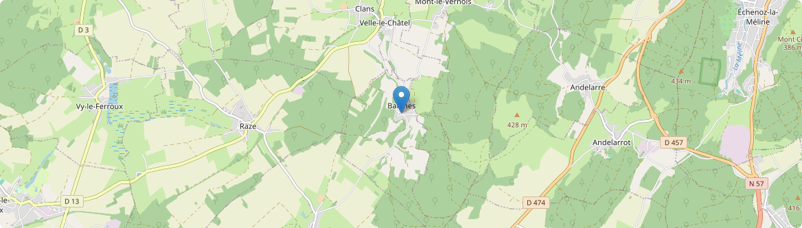 Baignes - Carte