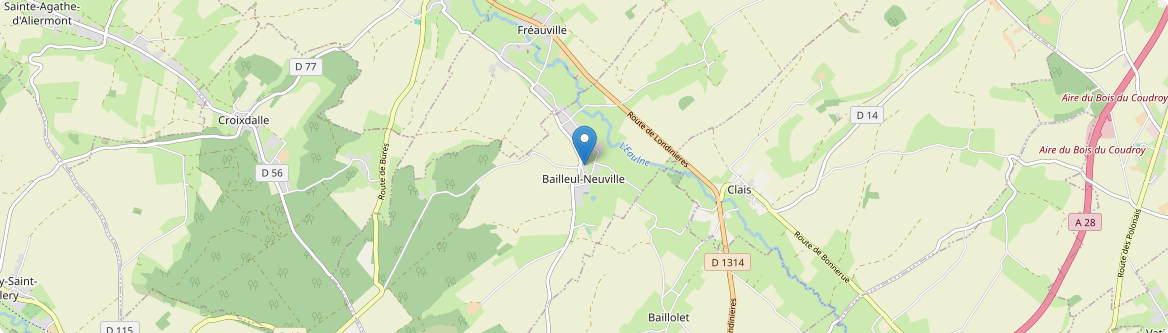 Bailleul-Neuville - Carte