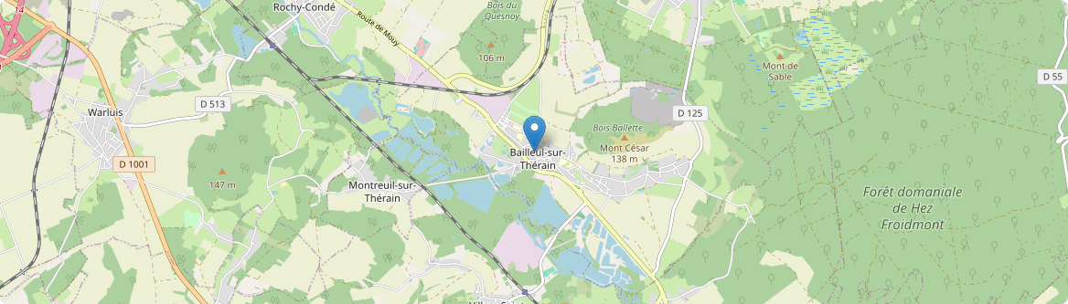 Bailleul-sur-Thérain - Carte