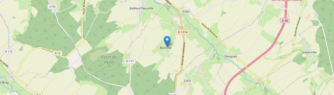 Baillolet - Carte