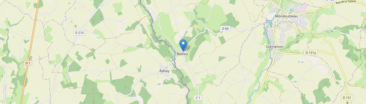 Baillou - Carte