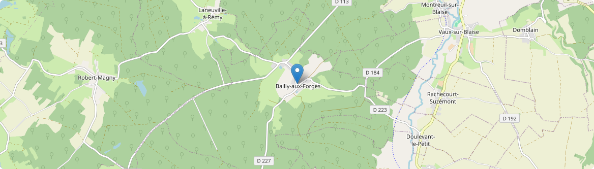 Bailly-aux-Forges - Carte