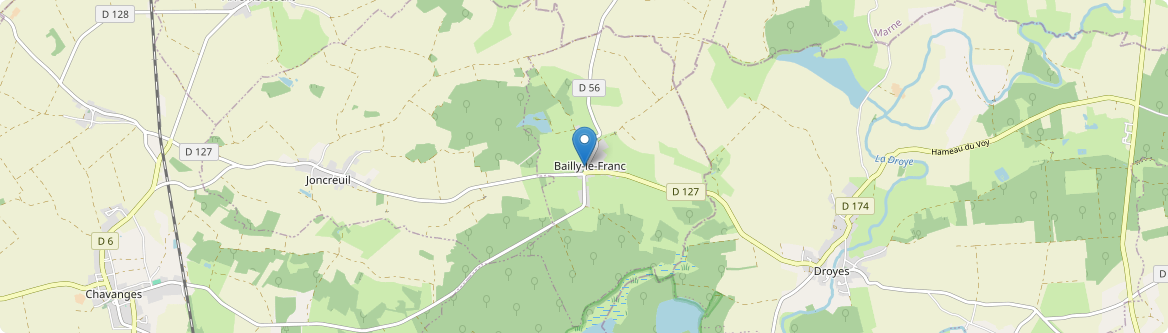 Bailly-le-Franc - Carte