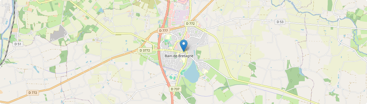 Bain-de-Bretagne - Carte