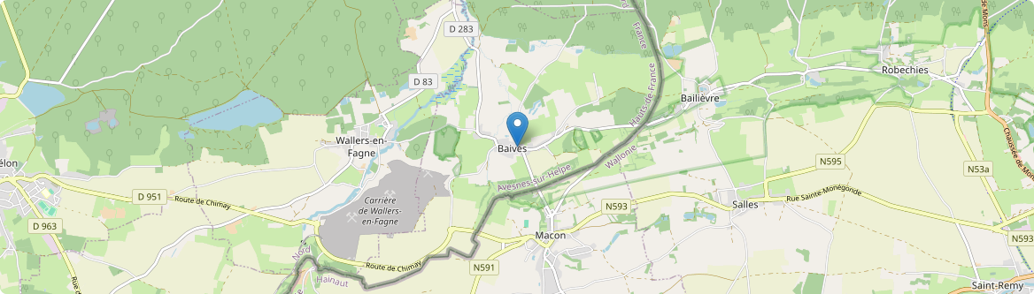Baives - Carte
