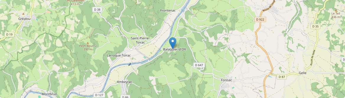 Balaguier-d'Olt - Carte