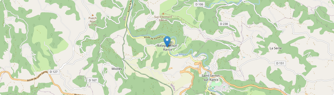 Balaguier-sur-Rance - Carte