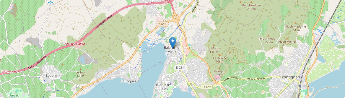 Balaruc-le-Vieux - Carte