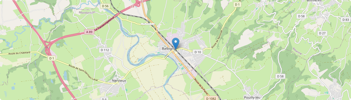 Balbigny - Carte