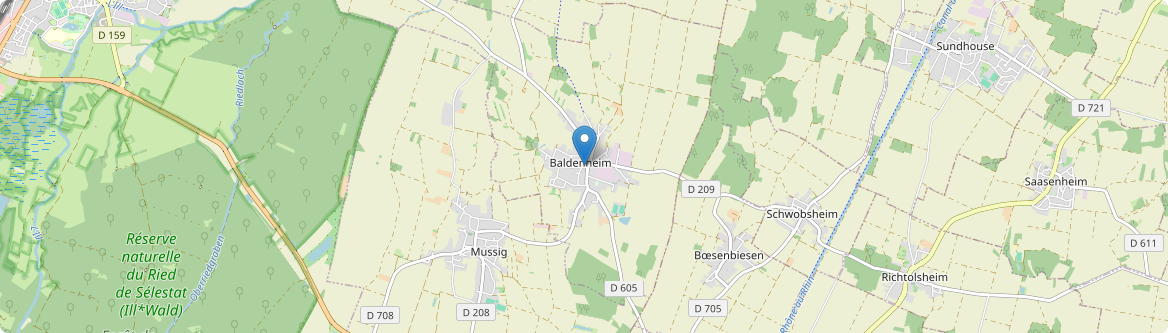 Baldenheim - Carte