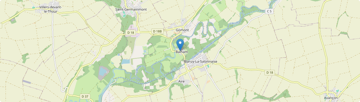 Balham - Carte
