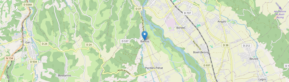 Baliros - Carte
