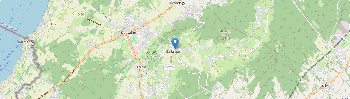 Ballaison - Carte