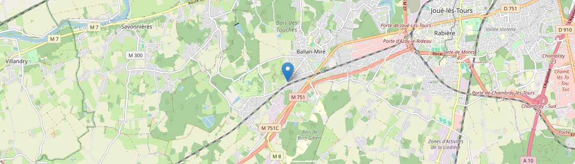 Ballan-Miré - Carte