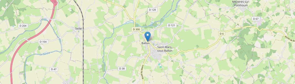 Ballon-Saint Mars - Carte