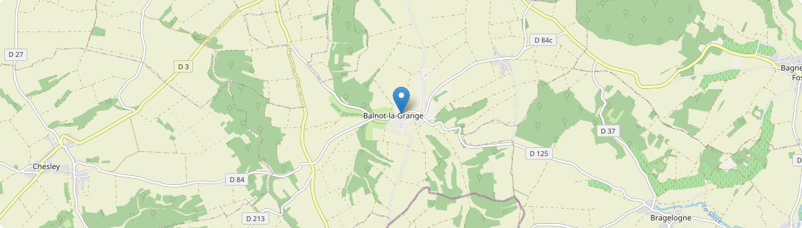 Balnot-la-Grange - Carte